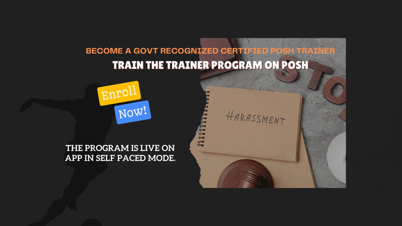 Online Certified Train the Trainer Program on POSH