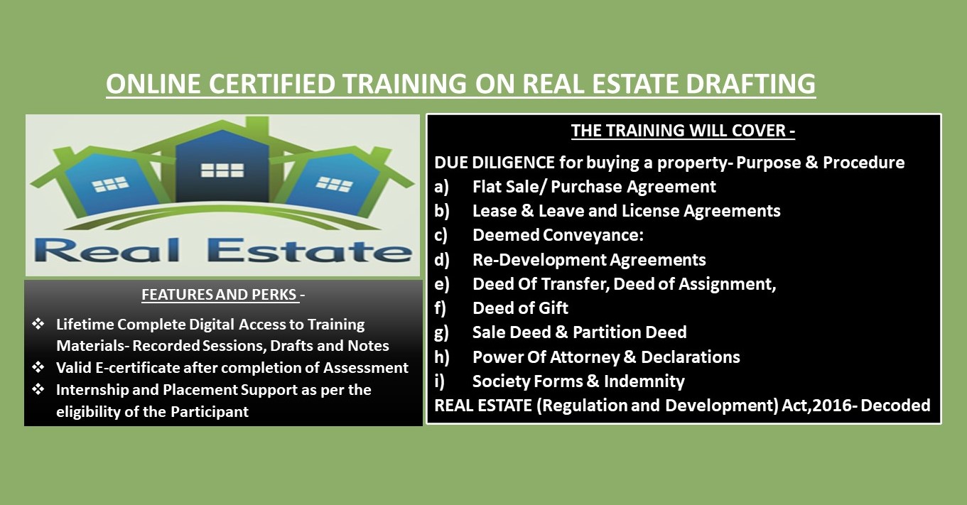 Online Certified Training on Real Estate Drafting
